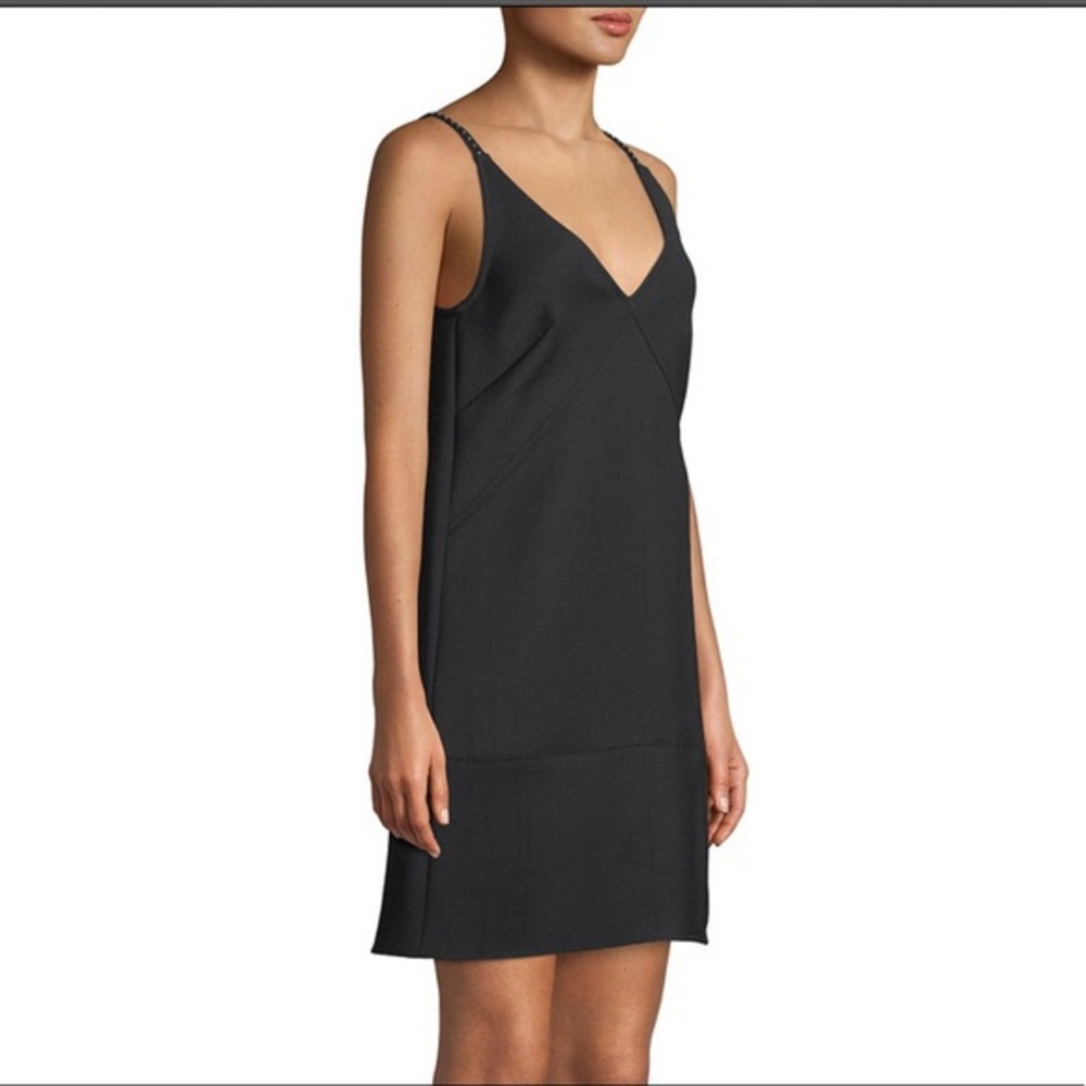 HELMUT LANG
V-Neck Sleeveless Nylon Mini Dress